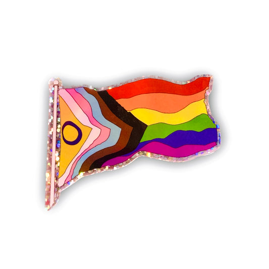 Sticker - Progressive Pride Flag