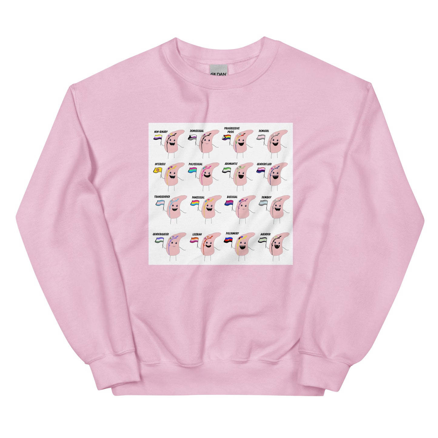 Pancreas Pride Sweatshirt (30% of proceeds donated towards MAD)